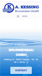 Mobile Screenshot of brunnenbau-kessing.de